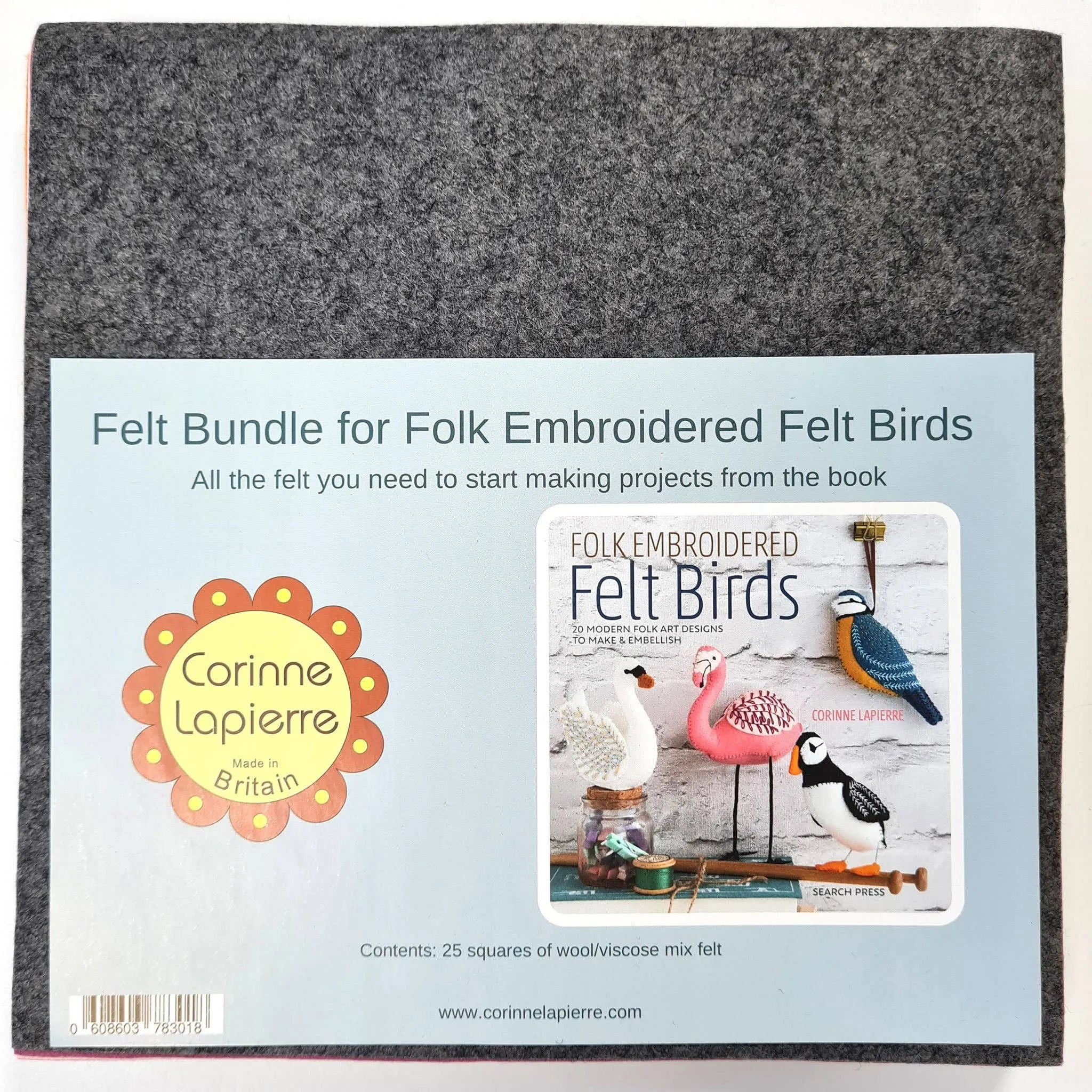 🎀 Sale! Felt Embroidered Birds Book by Corinne LaPierre
