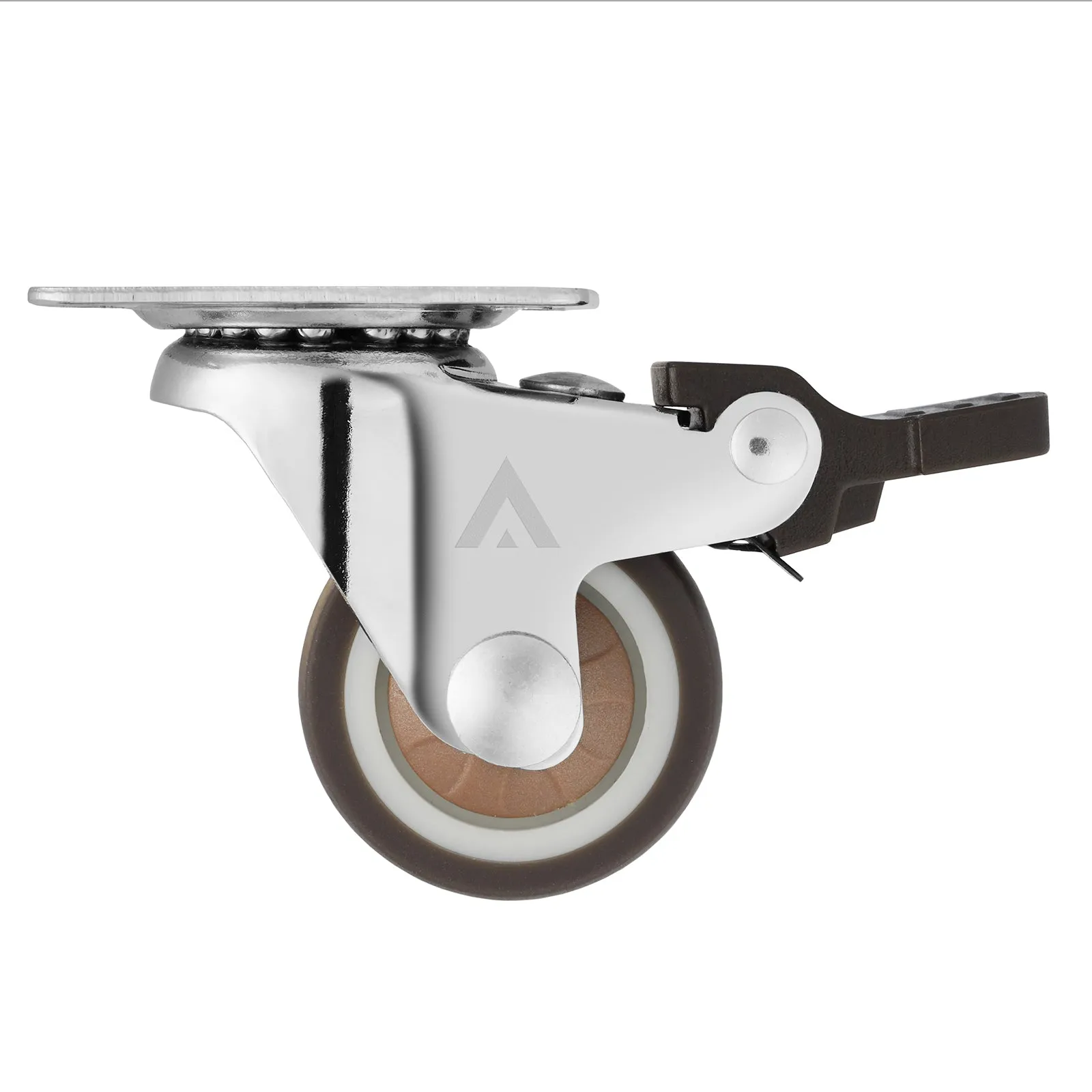 1-1/4" Wheels - Swivel Casters with Lock (Set of 4) - AmeriGrip