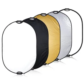 100x150cm (39.3"x59.0") 5-in-1 Foldable Light Reflector