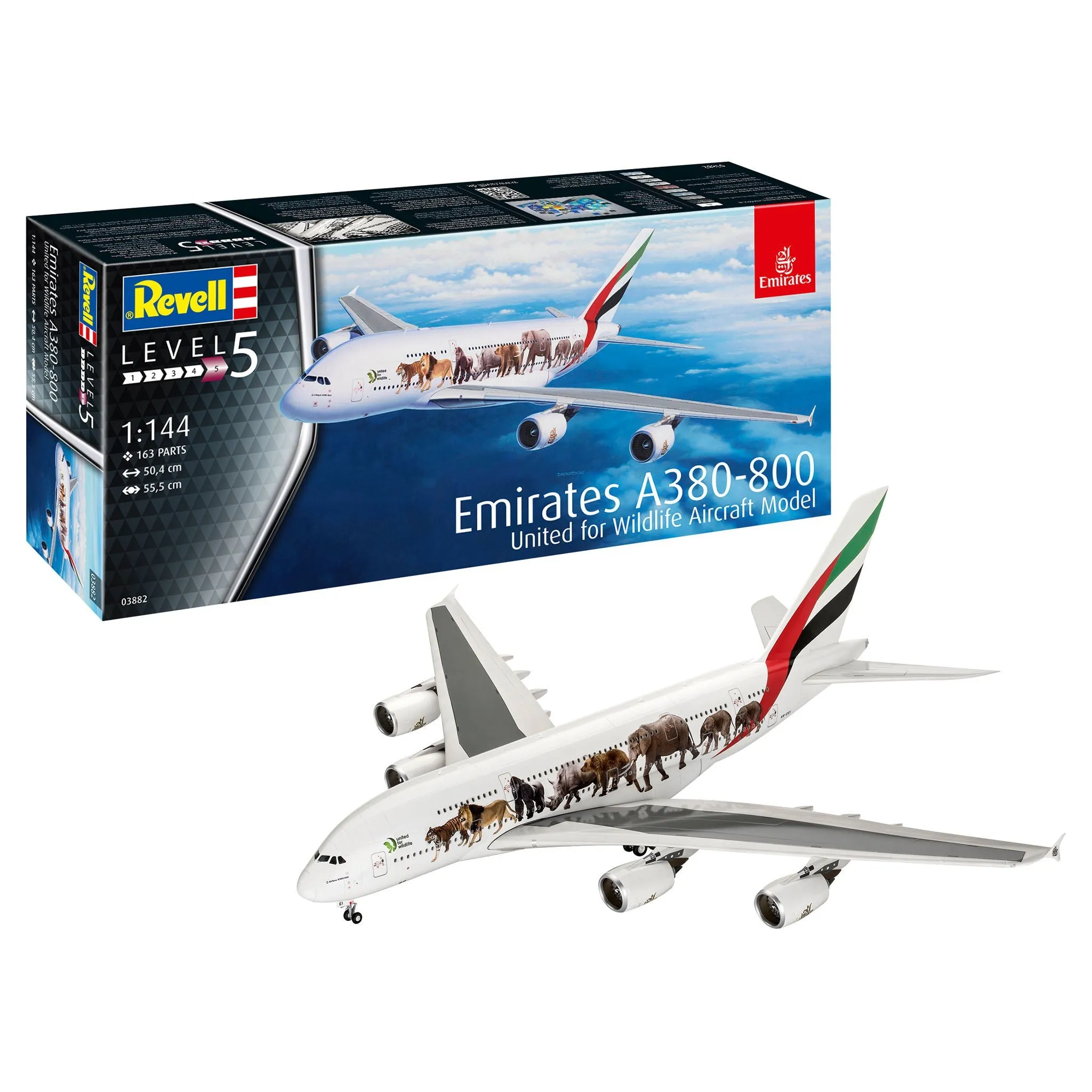1/144 Airbus A380800 Emirates?????????   United for Wildlife