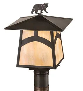 12"Sq Seneca Hill Top W/ Bear Post Mount