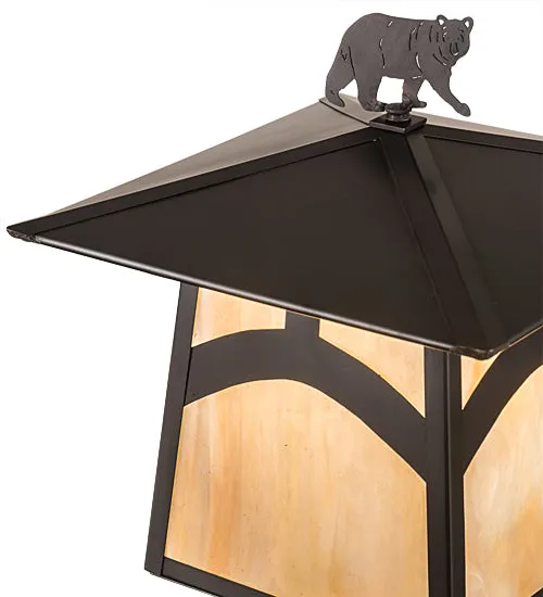 12"Sq Seneca Hill Top W/ Bear Post Mount