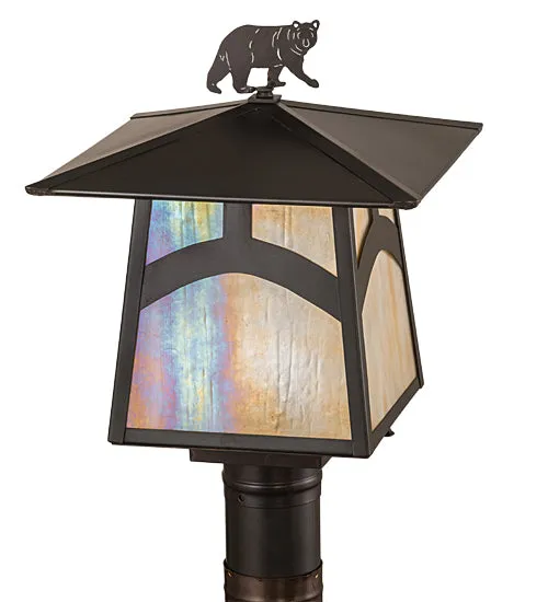 12"Sq Seneca Hill Top W/ Bear Post Mount