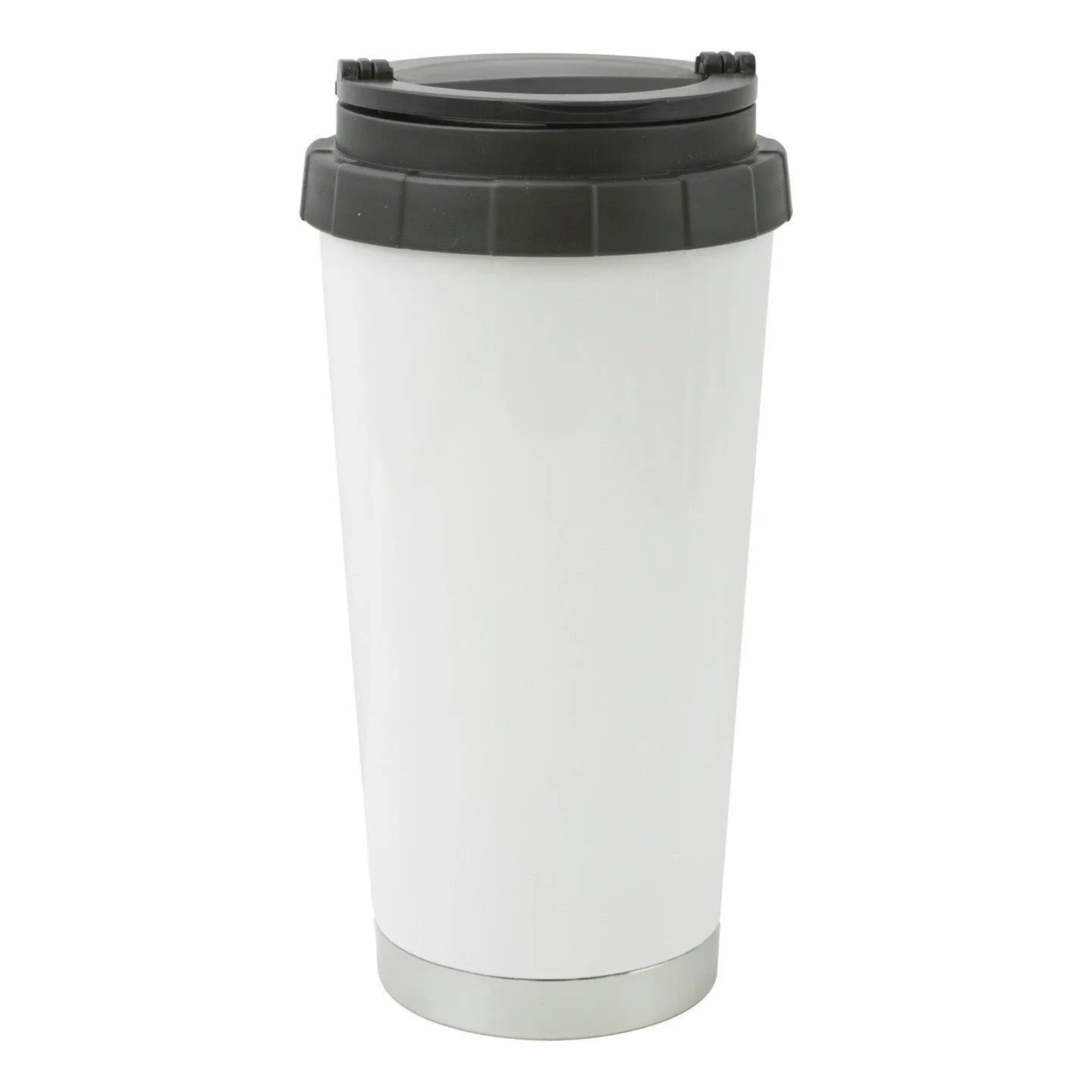 16 oz Stainless Steel Thermal Travel Mug- White - ORCA