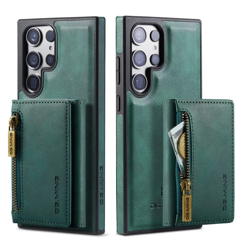 2 In 1 Detachable Magnetic Leather Wallet Phone Case WIth Card Holder