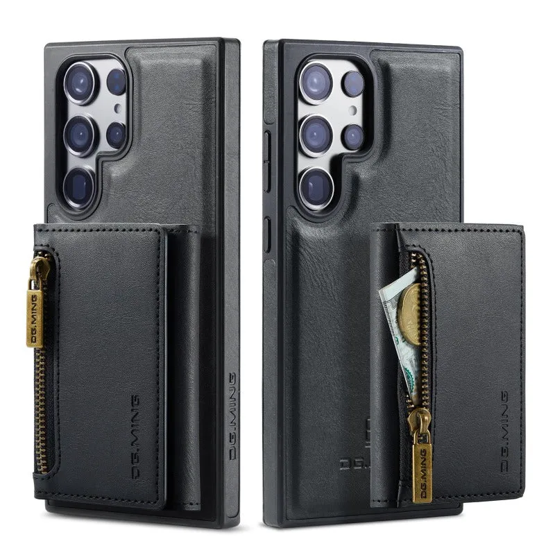 2 In 1 Detachable Magnetic Leather Wallet Phone Case WIth Card Holder