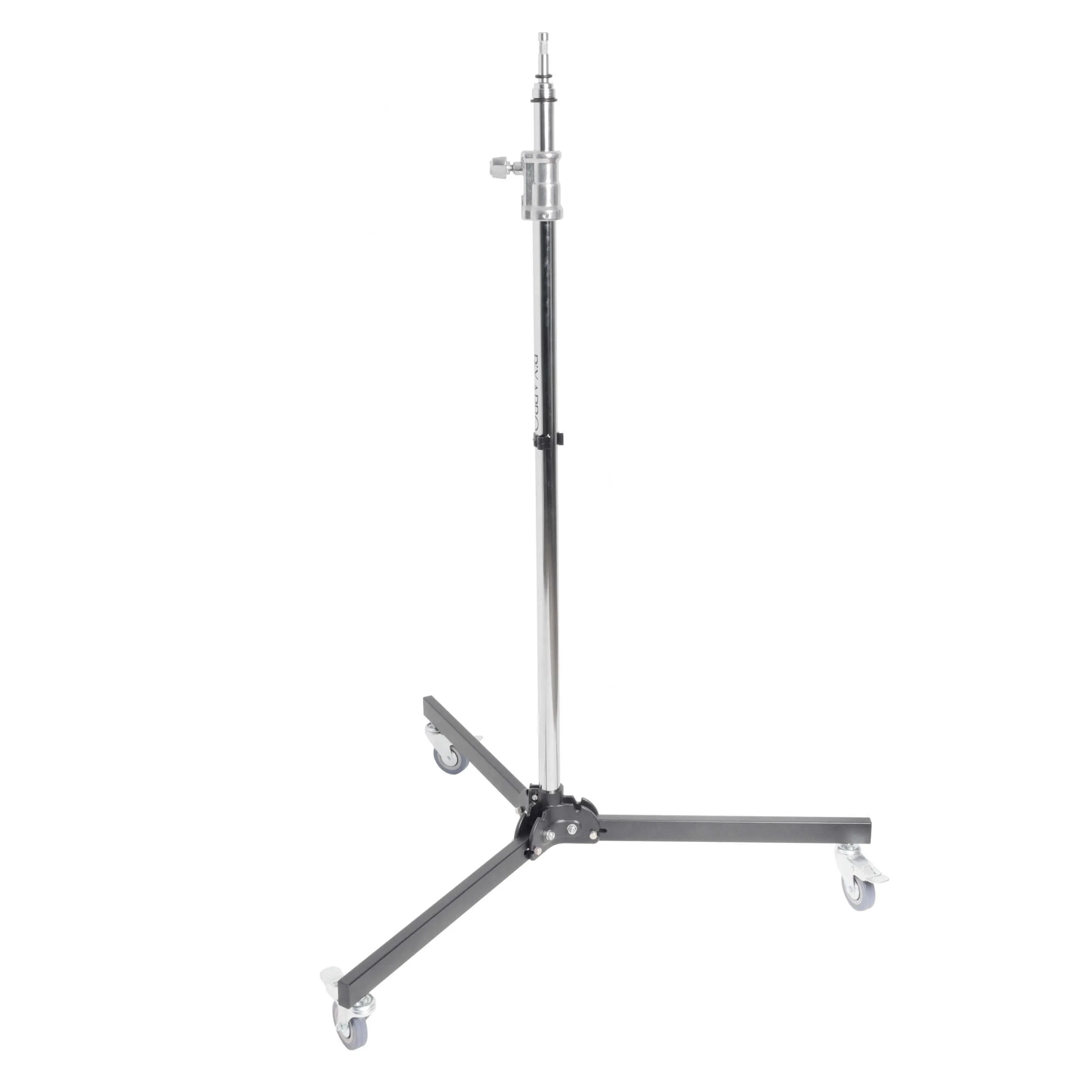 228cm Moveable Steel Tube Roller Light Stand & 2 Tier Extension