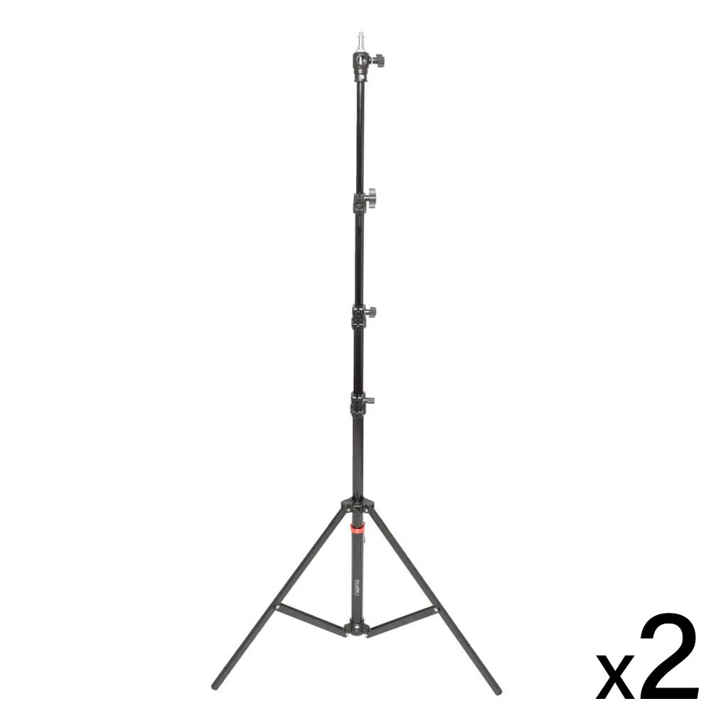 240cm Studio Retractable Light Stand Adjustable 4 Tier Extension