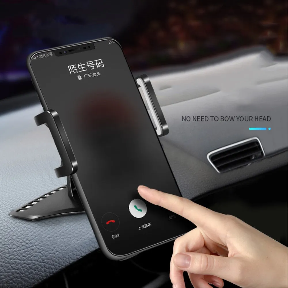 3 in 1 Car GPS Smartphone Holder: Dashboard / Visor Clamp   AC Grid Clip for Samsung Galaxy K zoom 3G C111 - Black