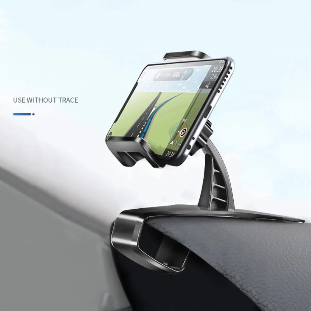 3 in 1 Car GPS Smartphone Holder: Dashboard / Visor Clamp   AC Grid Clip for Samsung Galaxy K zoom 3G C111 - Black