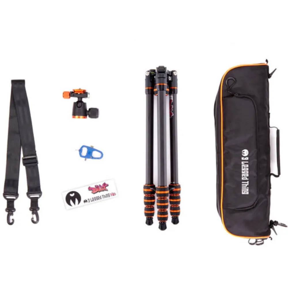 3 Legged Thing Punks Billy 2.0 Carbon Fiber Tripod with AirHed Neo 2.0 Ball Head | Black