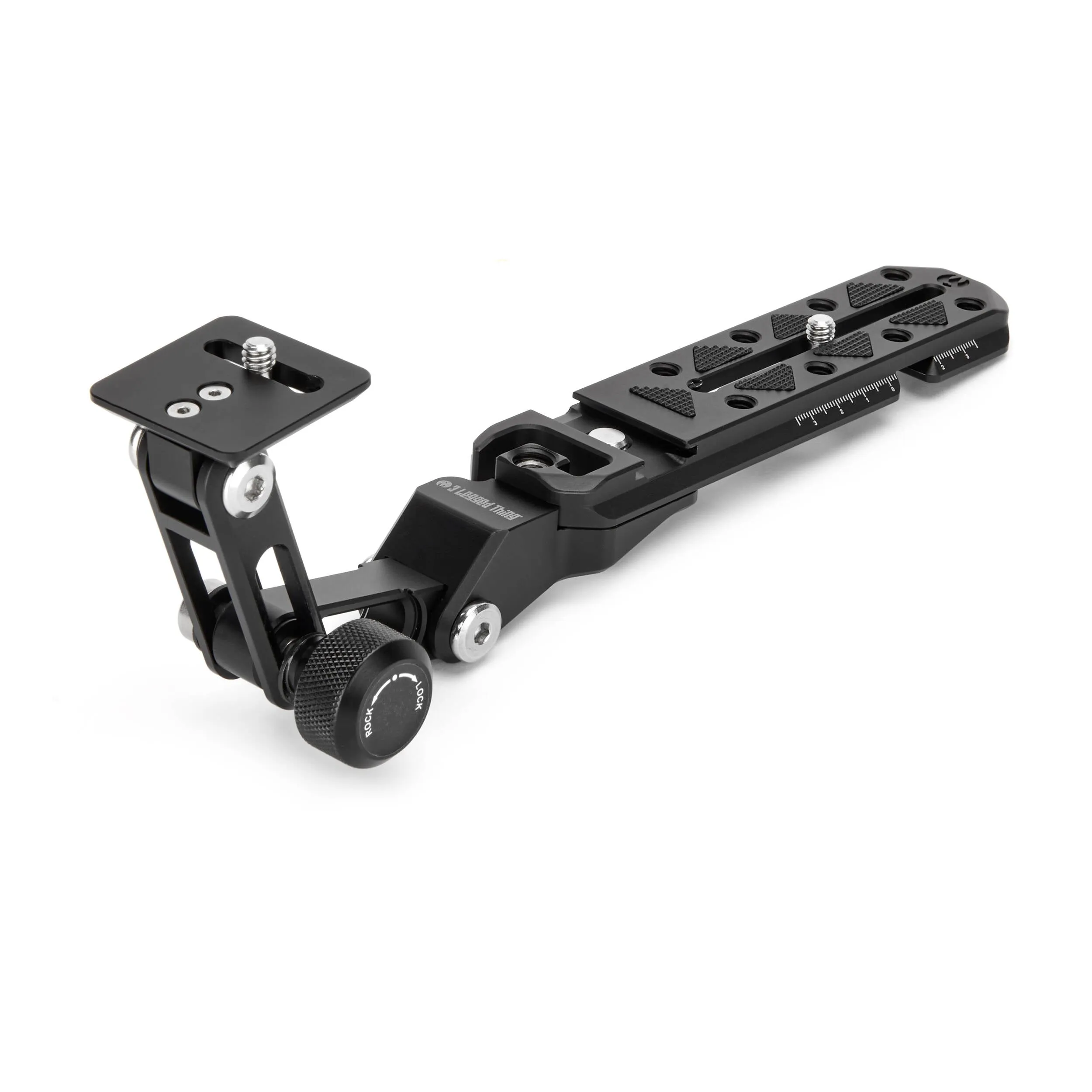 3 Legged Thing Ultra Plate Multifunctional Arca-Type QR Plate with Thingy Camera Platform (8", Matte Black)