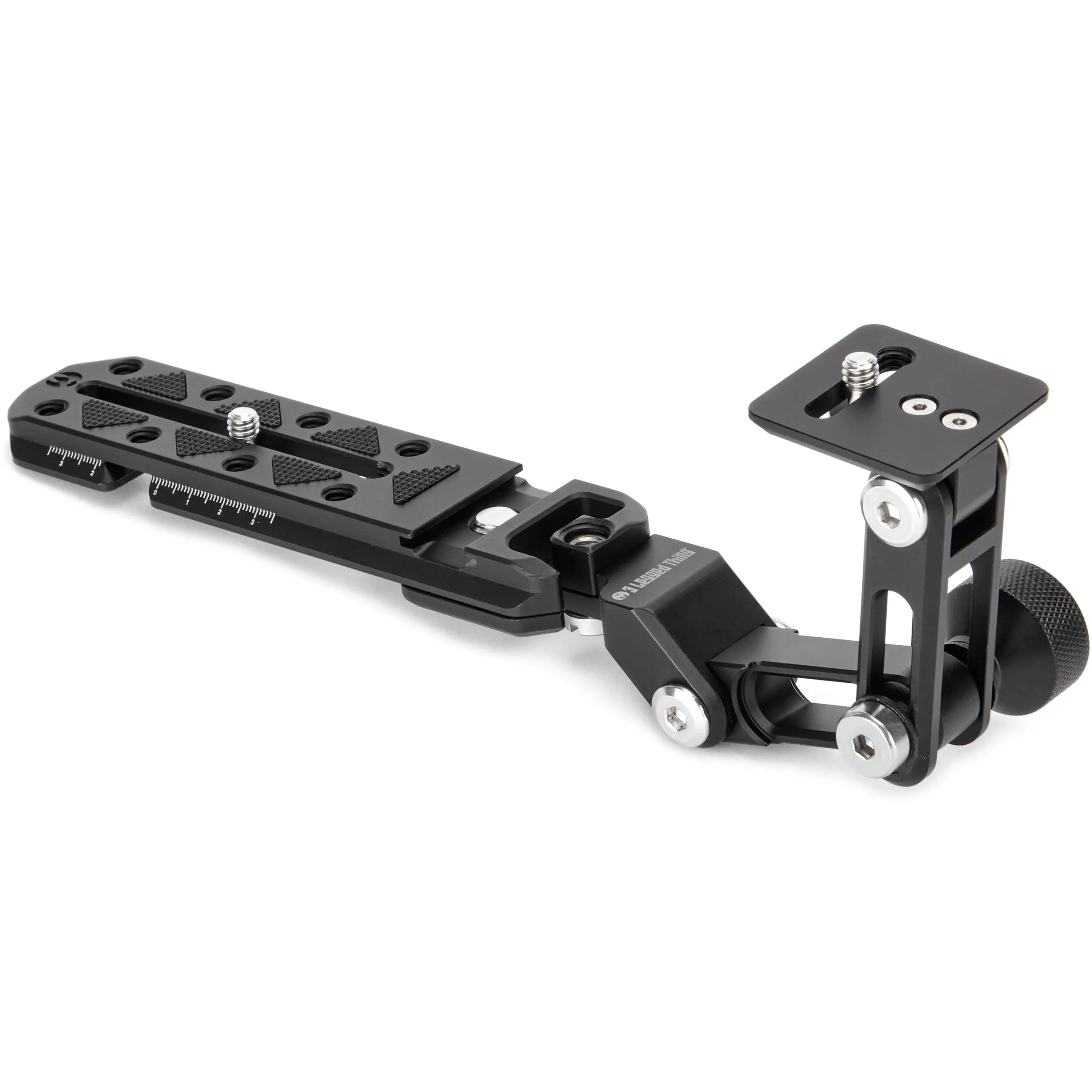3 Legged Thing Ultra Plate Multifunctional Arca-Type QR Plate with Thingy Camera Platform (8", Matte Black)