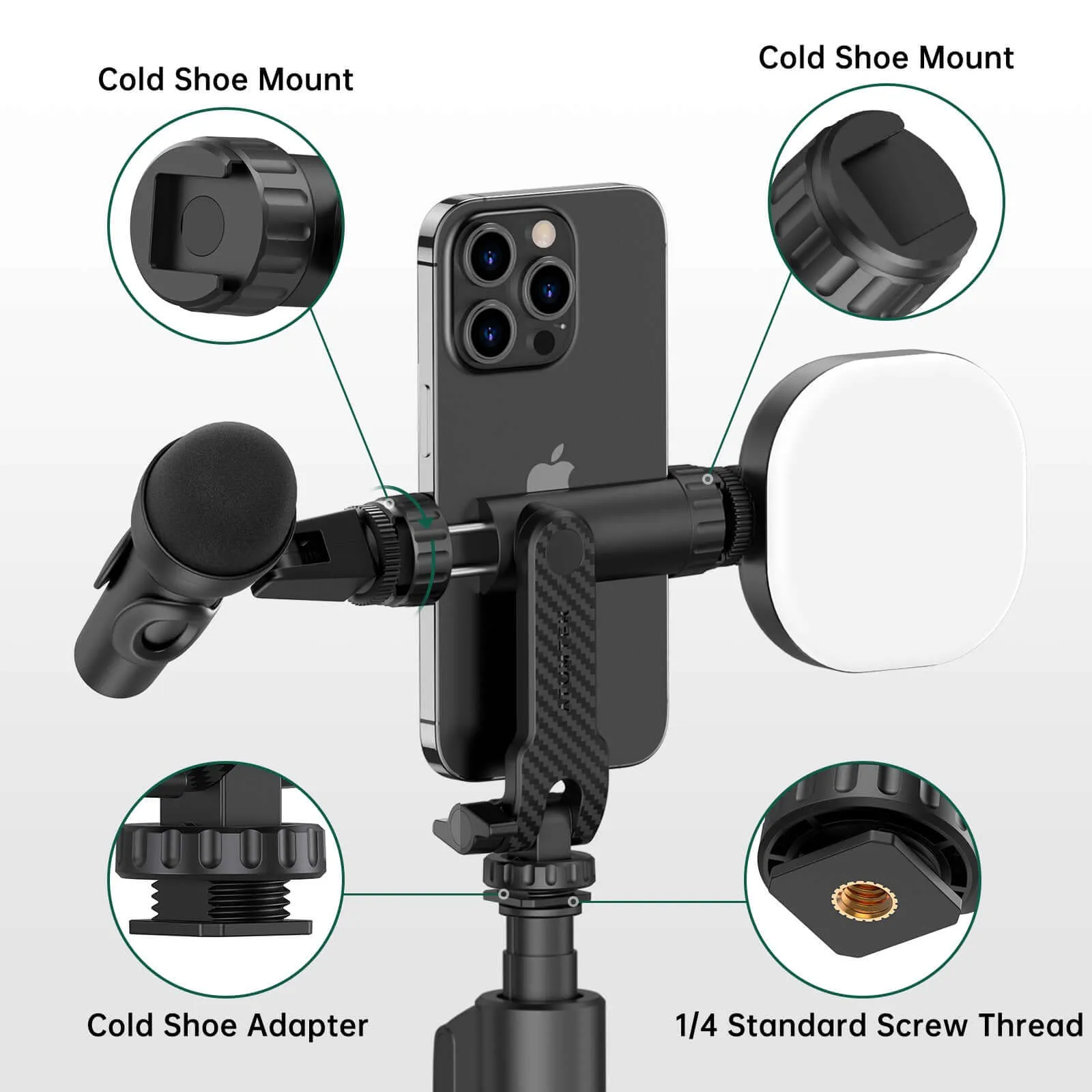 3.7 Inch Phone Tripod Mount