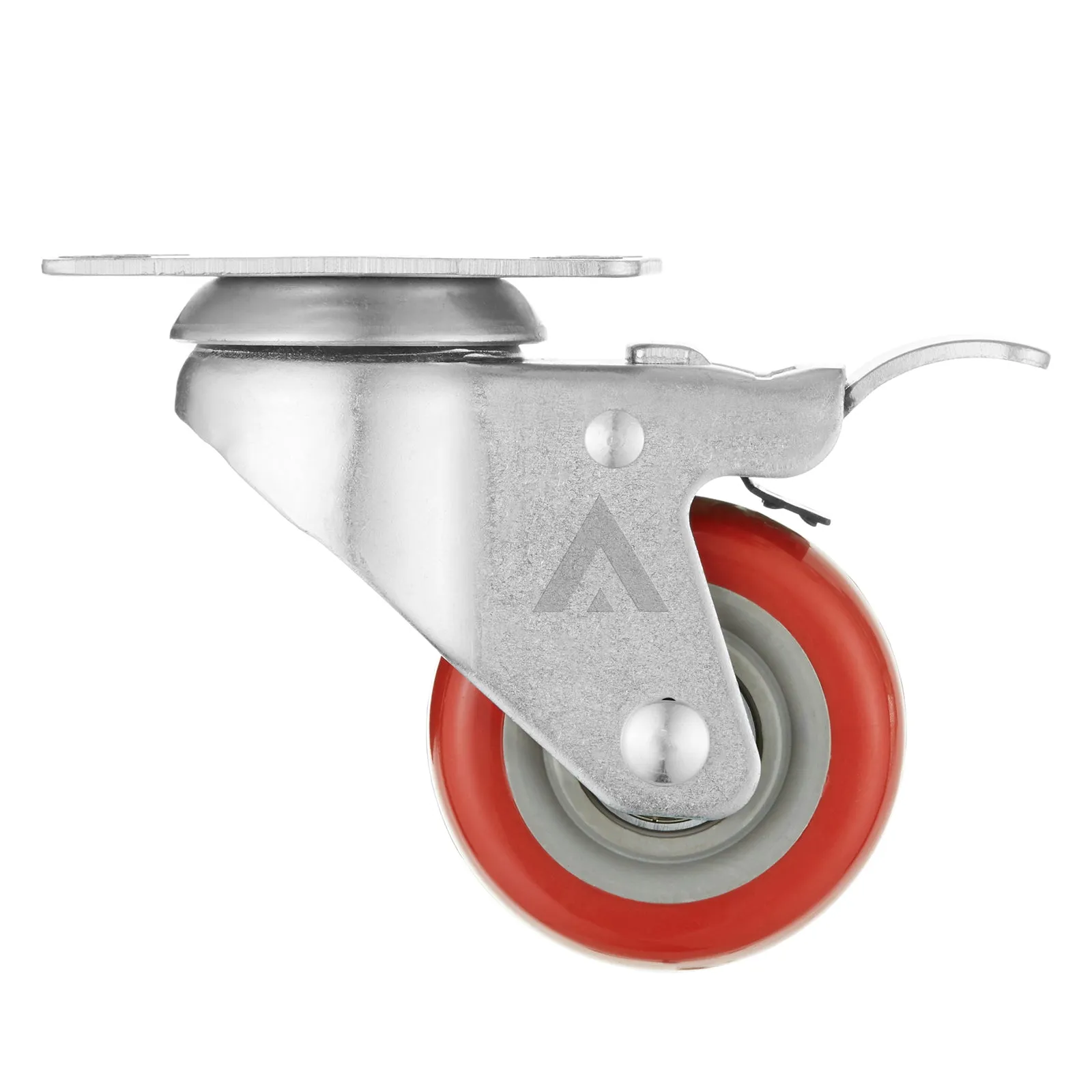 3" Heavy-Duty Swivel Casters with Locking Brakes (Set of 4)- AmeriGrip