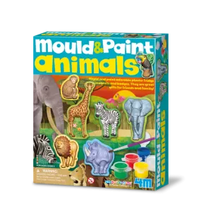 4M Craft Mould & Paint - Wildlife Animals Wildlife Animals