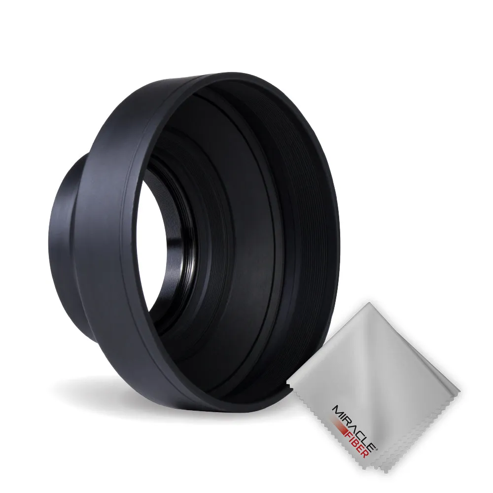 58mm Deluxe Collapsible Rubber Lens Hood