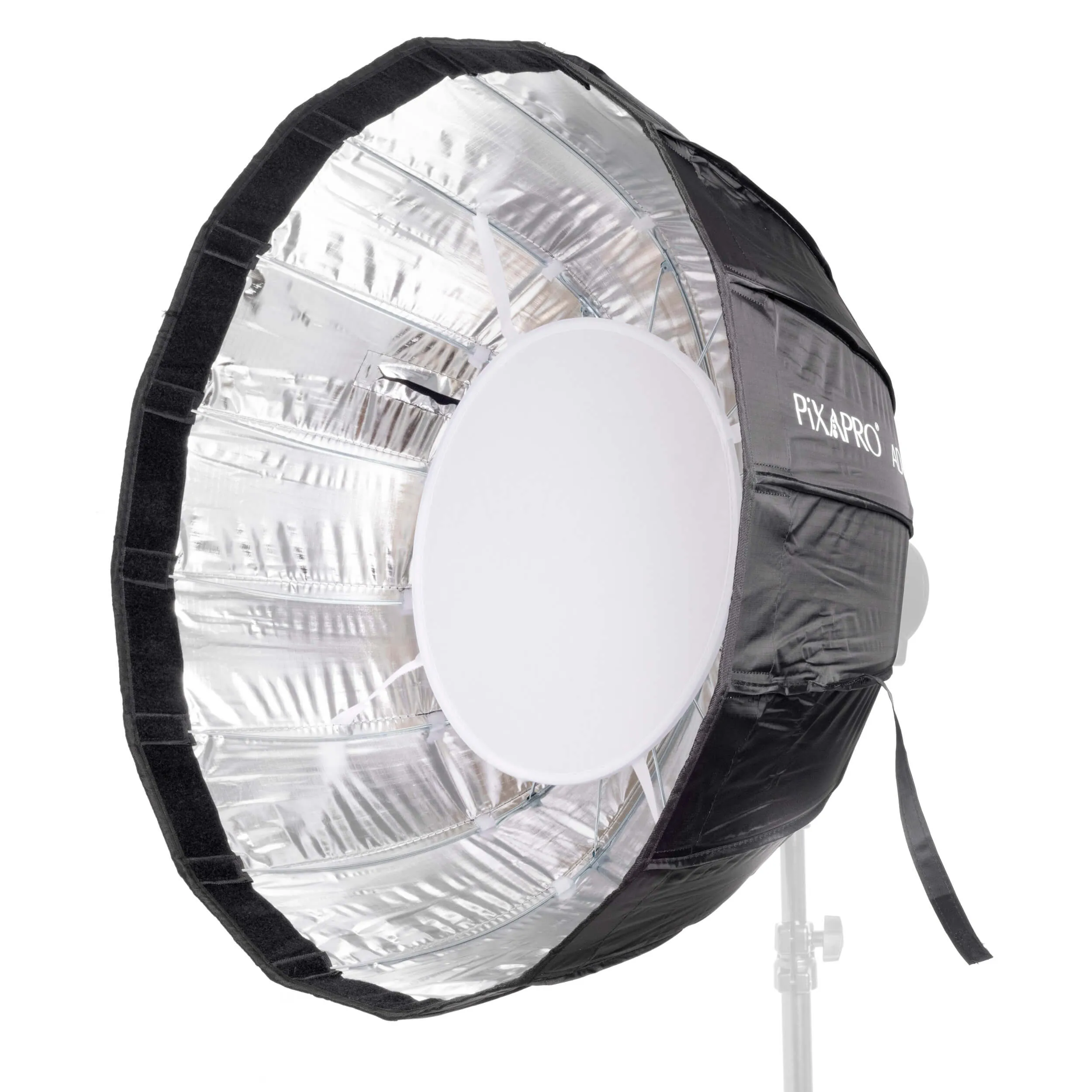 65cm (25.5") Silver Godox Mount Softbox with Honeycomb Grid (GODOX AD-S65S) - CLEARANCE