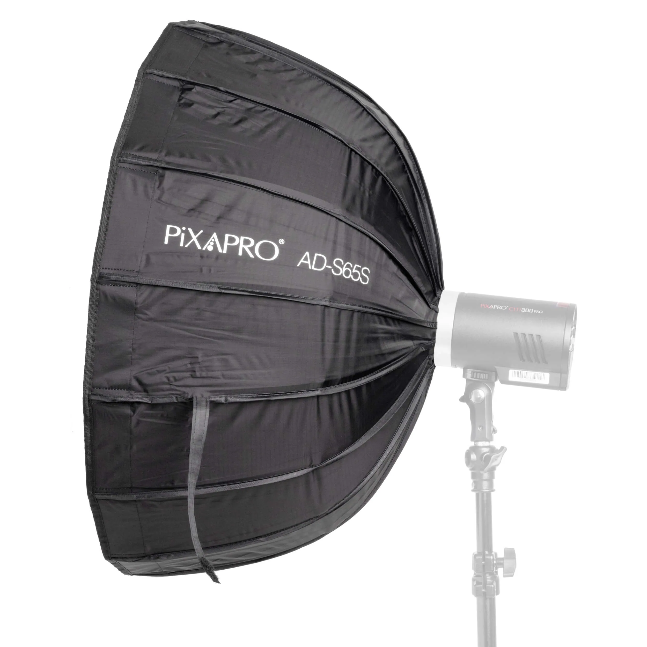 65cm (25.5") Silver Godox Mount Softbox with Honeycomb Grid (GODOX AD-S65S) - CLEARANCE