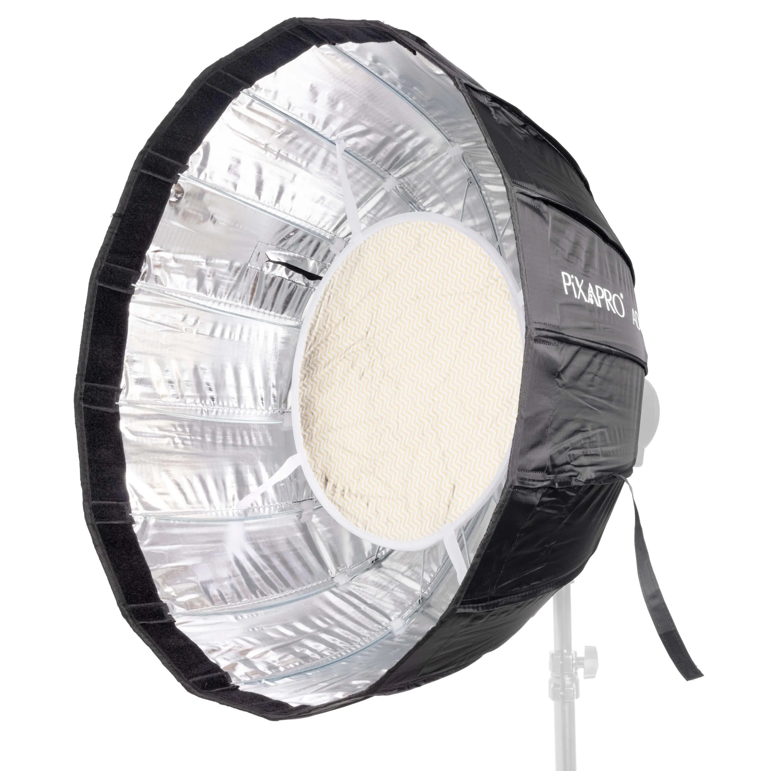 65cm (25.5") Silver Godox Mount Softbox with Honeycomb Grid (GODOX AD-S65S) - CLEARANCE