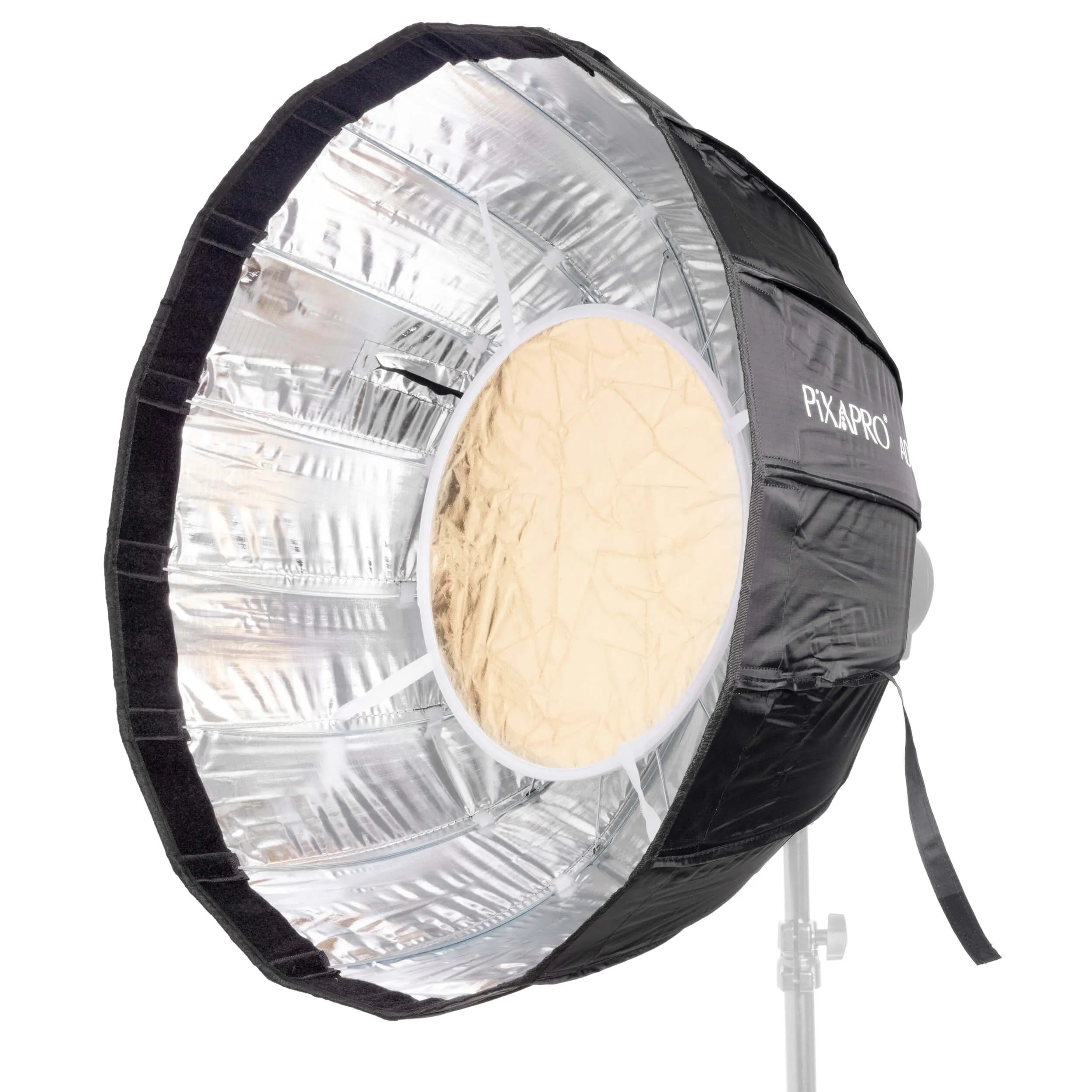 65cm (25.5") Silver Godox Mount Softbox with Honeycomb Grid (GODOX AD-S65S) - CLEARANCE