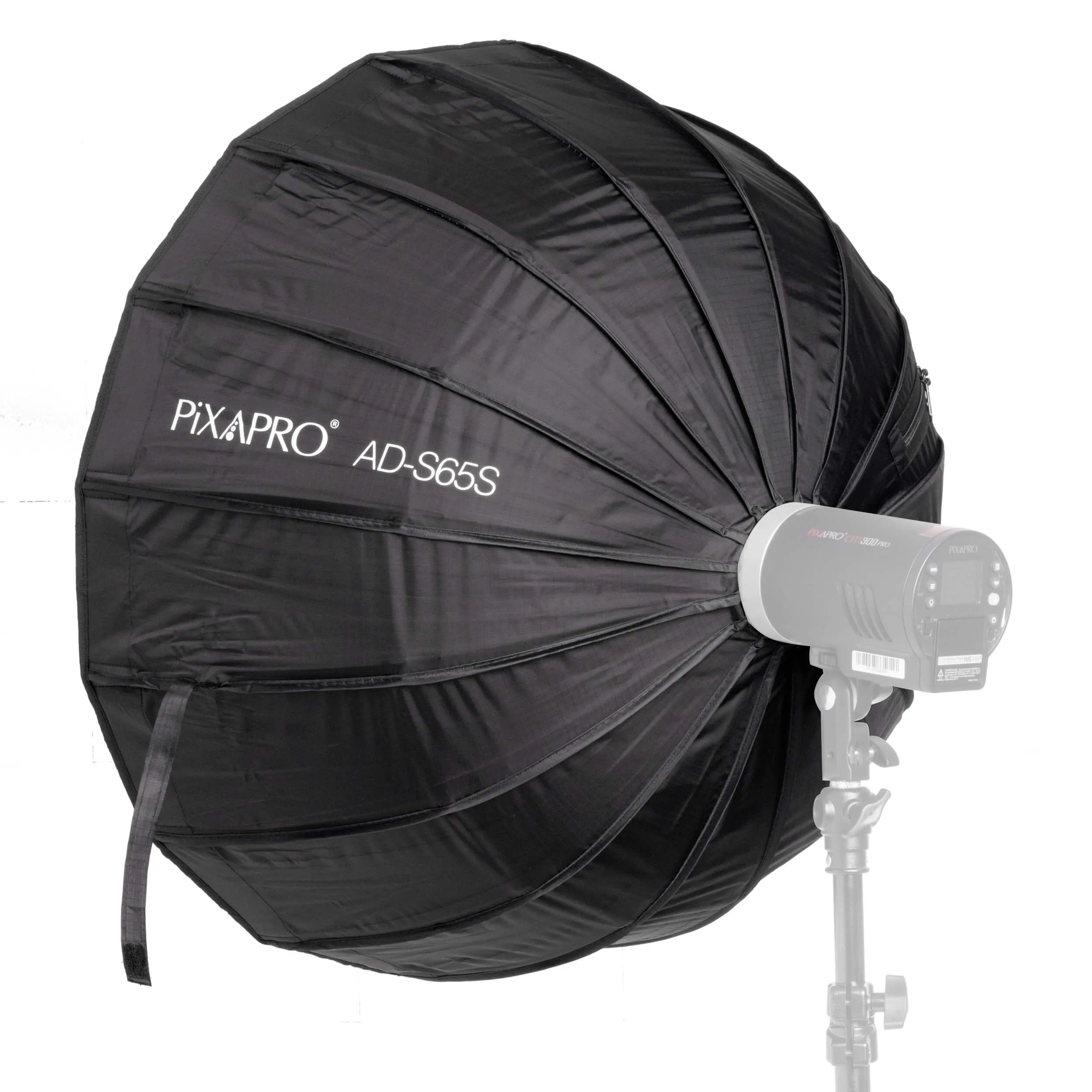 65cm (25.5") Silver Godox Mount Softbox with Honeycomb Grid (GODOX AD-S65S) - CLEARANCE