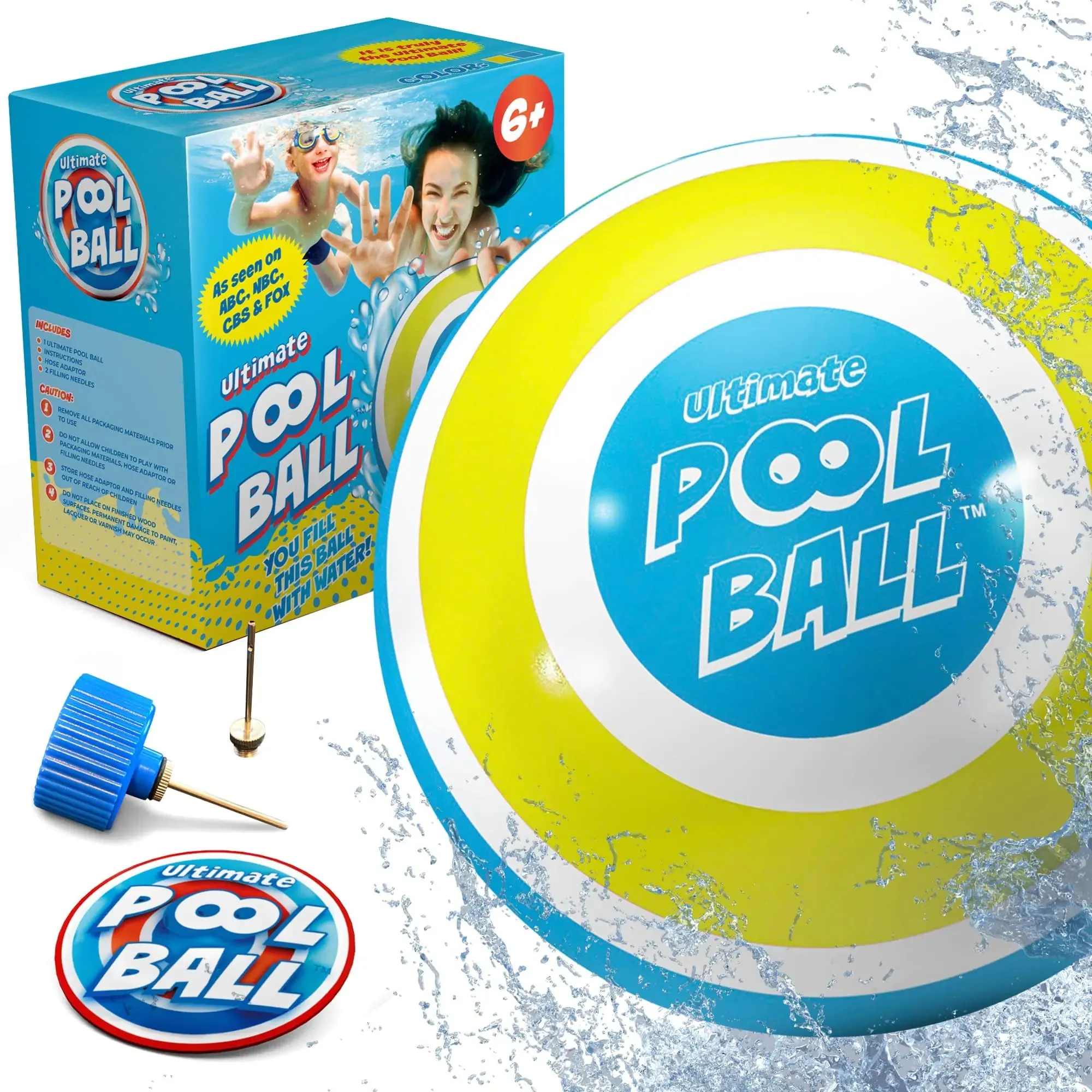 Activ Life Ultimate Pool Ball - Top Boys Toys Fun for All Ages 8 9 10 Yr Old - Best 2024 Ideas for Kids Cool Things Girls Fun Family Games Stuff Gear Must Have Xmas Essentials