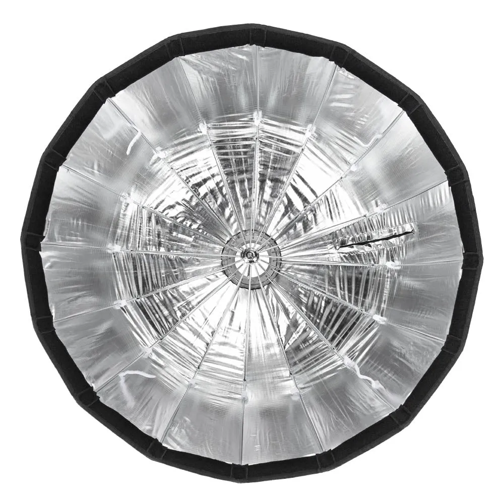 AD-S65S 65cm Portable Silver Godox-Fitting Parabolic Softbox With Silver Interior
