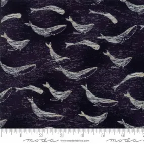 Ahoy Me Hearties by Janet Clare - Whales in Deep Dark Ocean