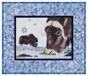 Alaskan Arctic Musk Ox Individual Wallhanging Laser Kit with Pattern