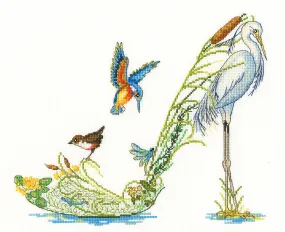 Along The Riverbank Cross Stitch Kit