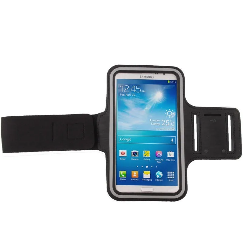 Armband Professional Cover Neoprene Waterproof Wraparound Sport with Buckle for Motorola Moto One Macro (2019) - Black