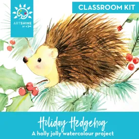 Art Kits   Video Tutorial | A Holiday Watercolour Project | Holiday Hedgehog (Classroom Kit)