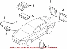 Audi Lane Departure System Camera 4H0907217F