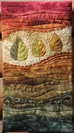 Autumn Leaves Quilted Wall Hanging  Kit