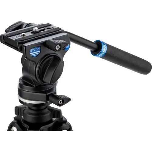 Benro 4-Section Aluminum Slim Video Tripod Kit