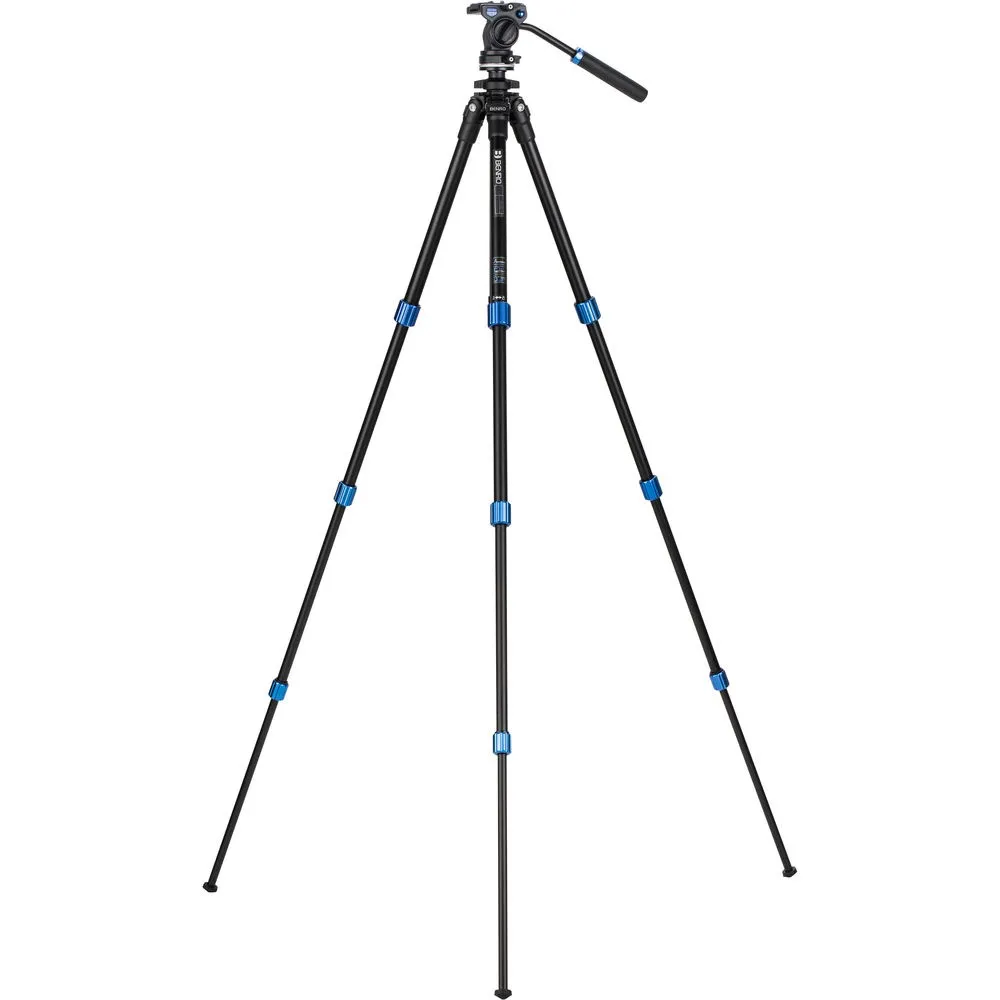 Benro 4-Section Aluminum Slim Video Tripod Kit
