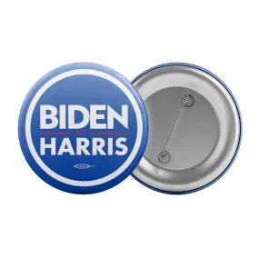Biden Harris Button - Blue
