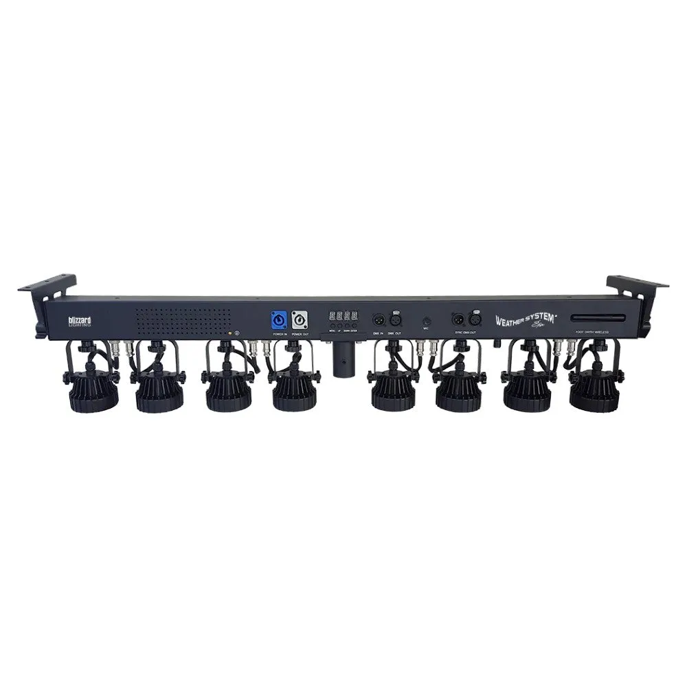 Blizzard Lighting Weather System EXA 8 Fixture RGBAW UV LED Bar Lighting System
