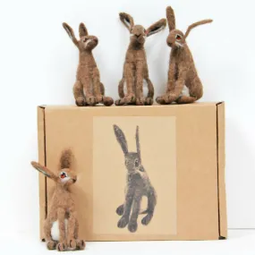 Brown Hare - Needle Felting Kit