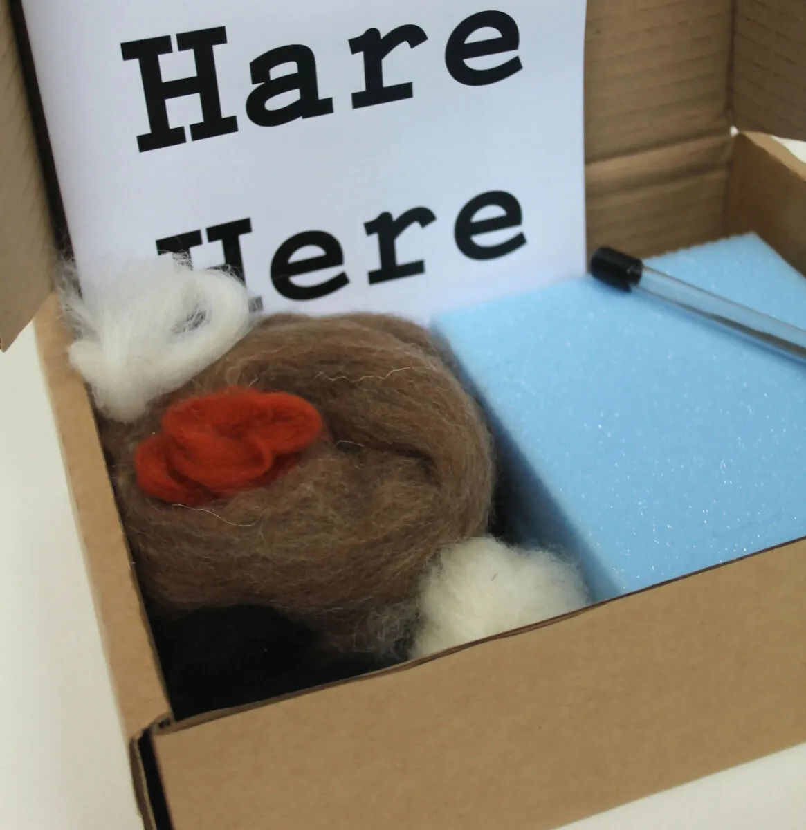 Brown Hare - Needle Felting Kit