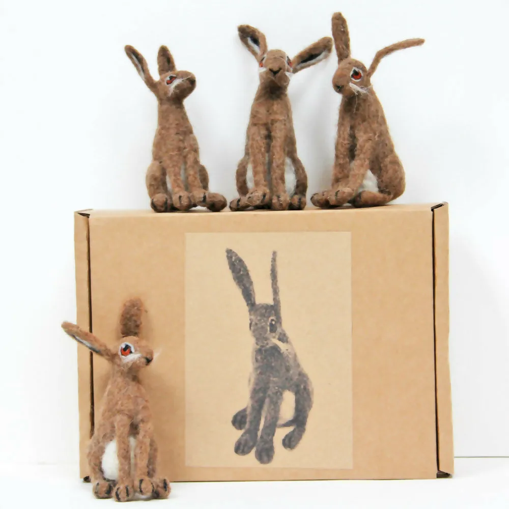 Brown Hare - Needle Felting Kit