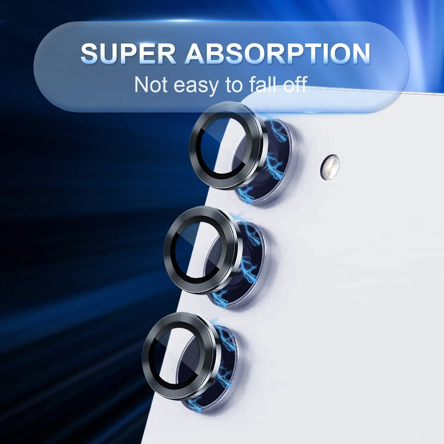 Camera Lens Protector for Galaxy S23 / S23 Plus (Black)