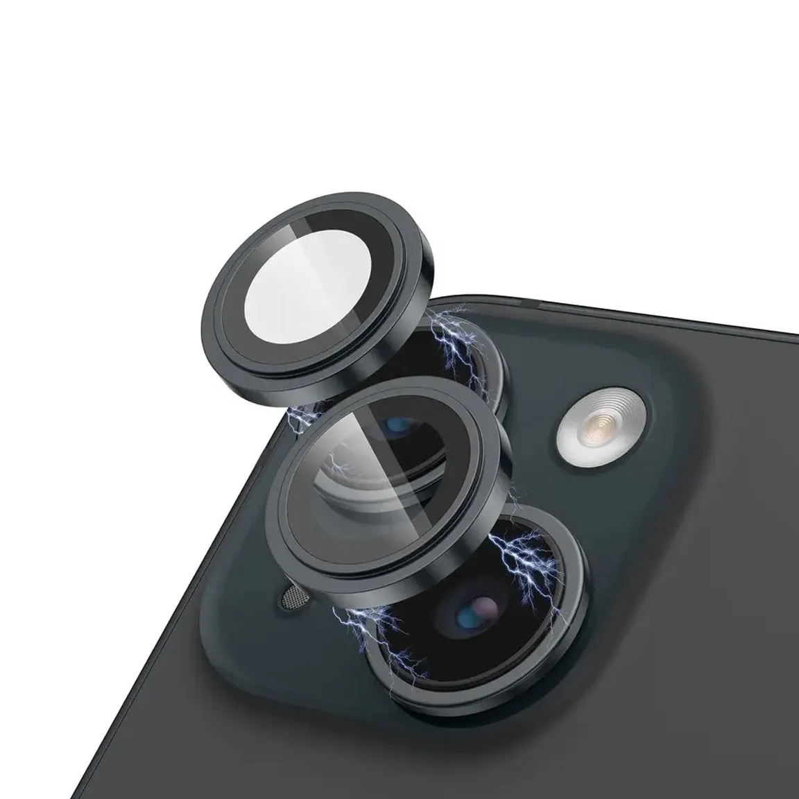Camera Lens Protector GT Series Easy Do for iPhone 15 / iPhone 15 Plus  (Black) - 2 Pack