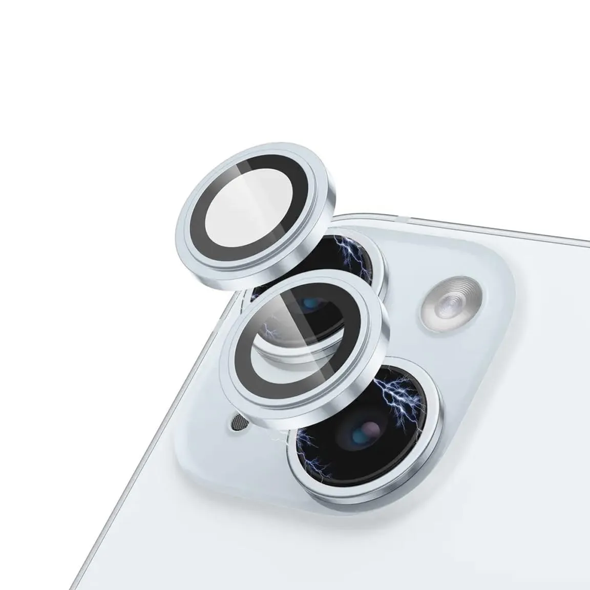 Camera Lens Protector GT Series Easy Do for iPhone 15 / iPhone 15 Plus  (Blue) - 2 Pack
