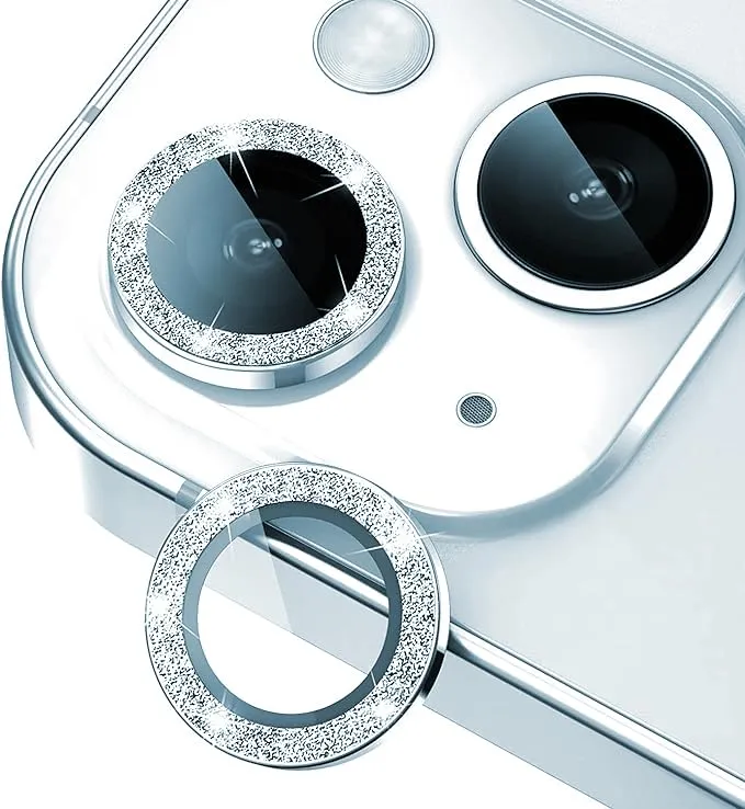 Camera Lens Protector GT Series Easy Do for iPhone 15 / iPhone 15 Plus  (Glitter Blue)