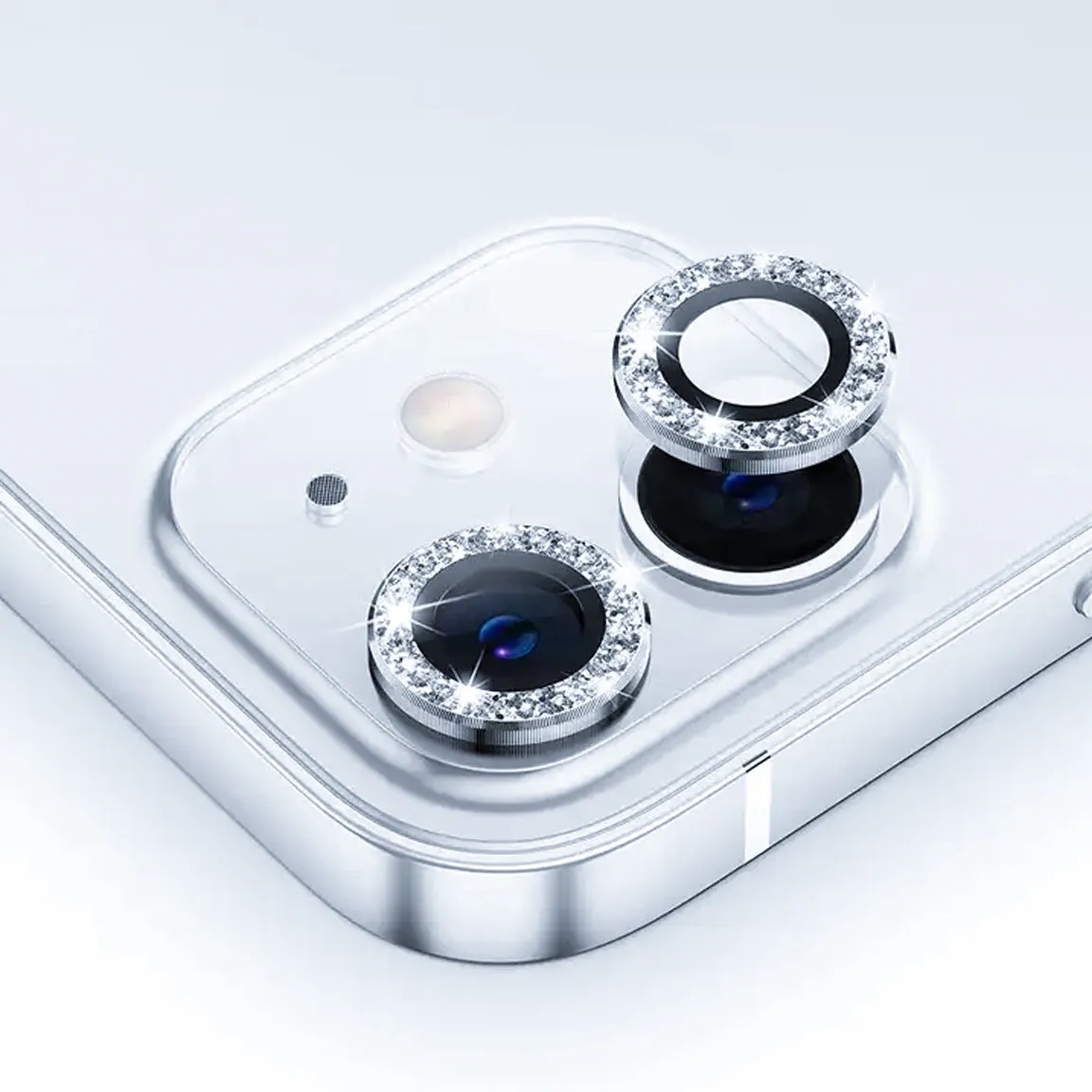Camera Lens Protector GT Series Easy Do for iPhone 15 / iPhone 15 Plus  (Glitter Blue)