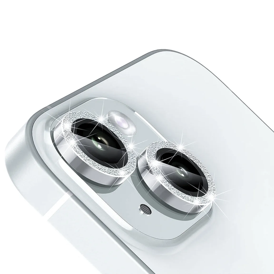 Camera Lens Protector GT Series Easy Do for iPhone 15 / iPhone 15 Plus  (Glitter Blue)