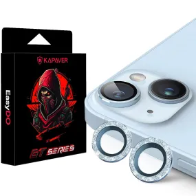 Camera Lens Protector GT Series Easy Do for iPhone 15 / iPhone 15 Plus  (Glitter Blue)