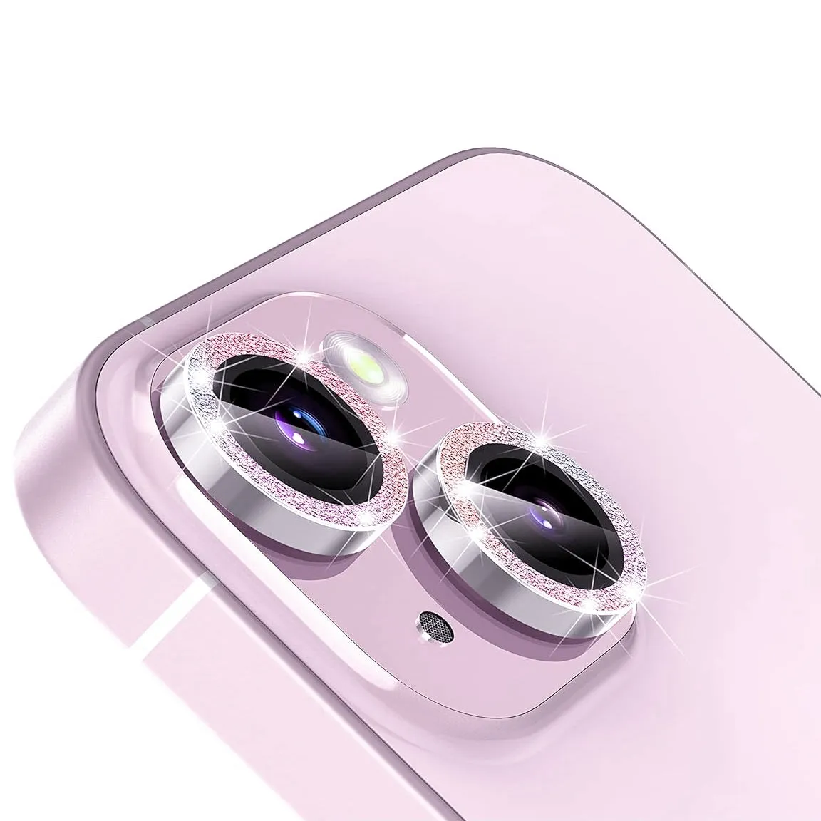 Camera Lens Protector GT Series Easy Do for iPhone 15 / iPhone 15 Plus  (Glitter Pink)